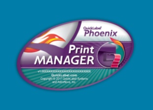 Phoenix Printer Manager splash screen design